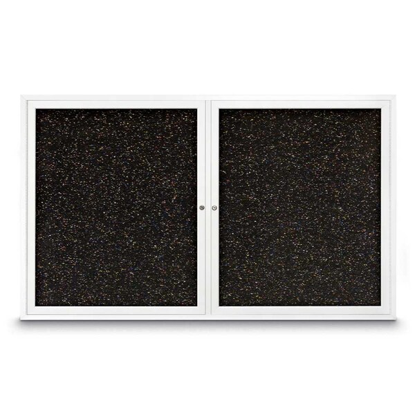 Sliding Door Indoor Enclosed Corkboard, 7